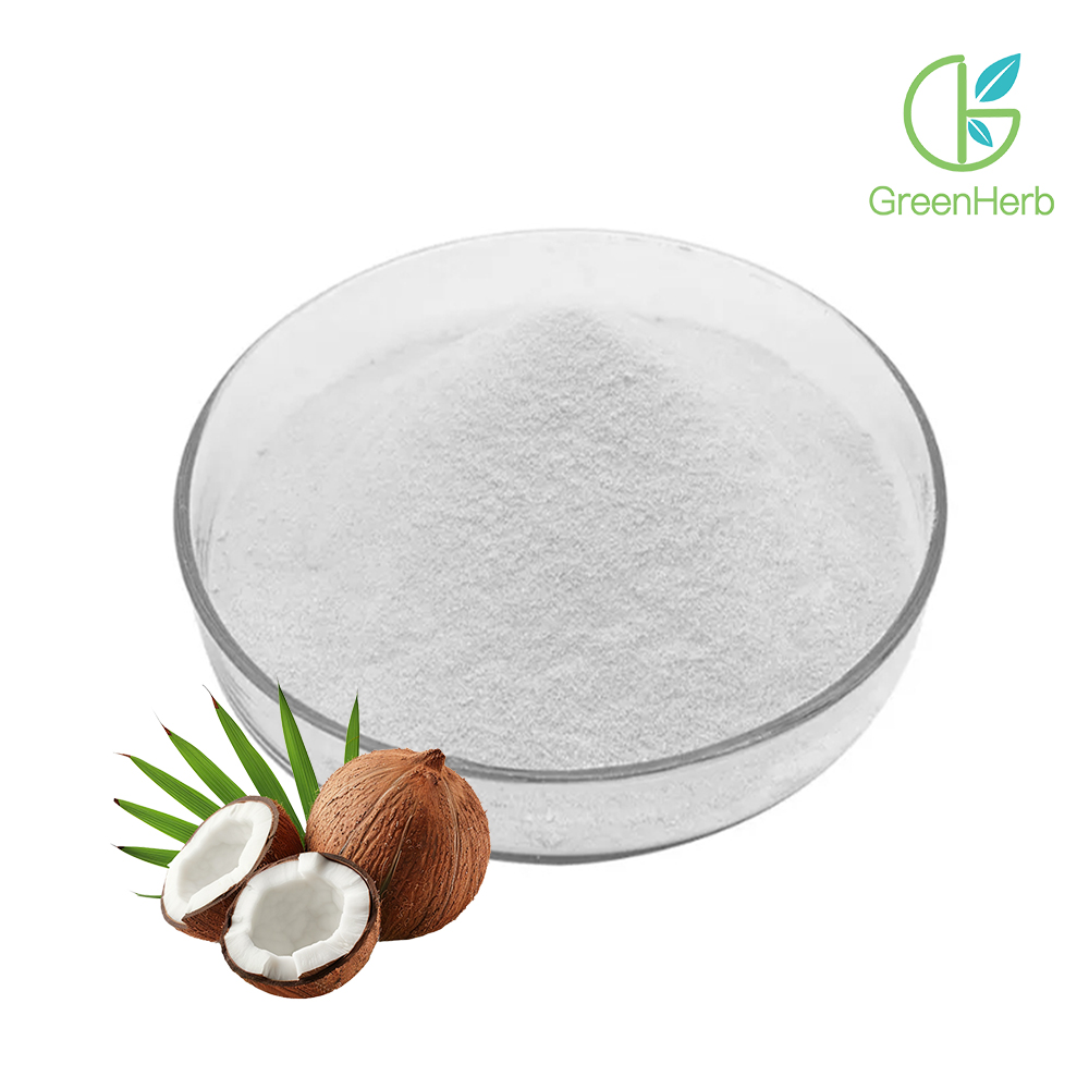 Coconut Milk Powder close-up texture detail